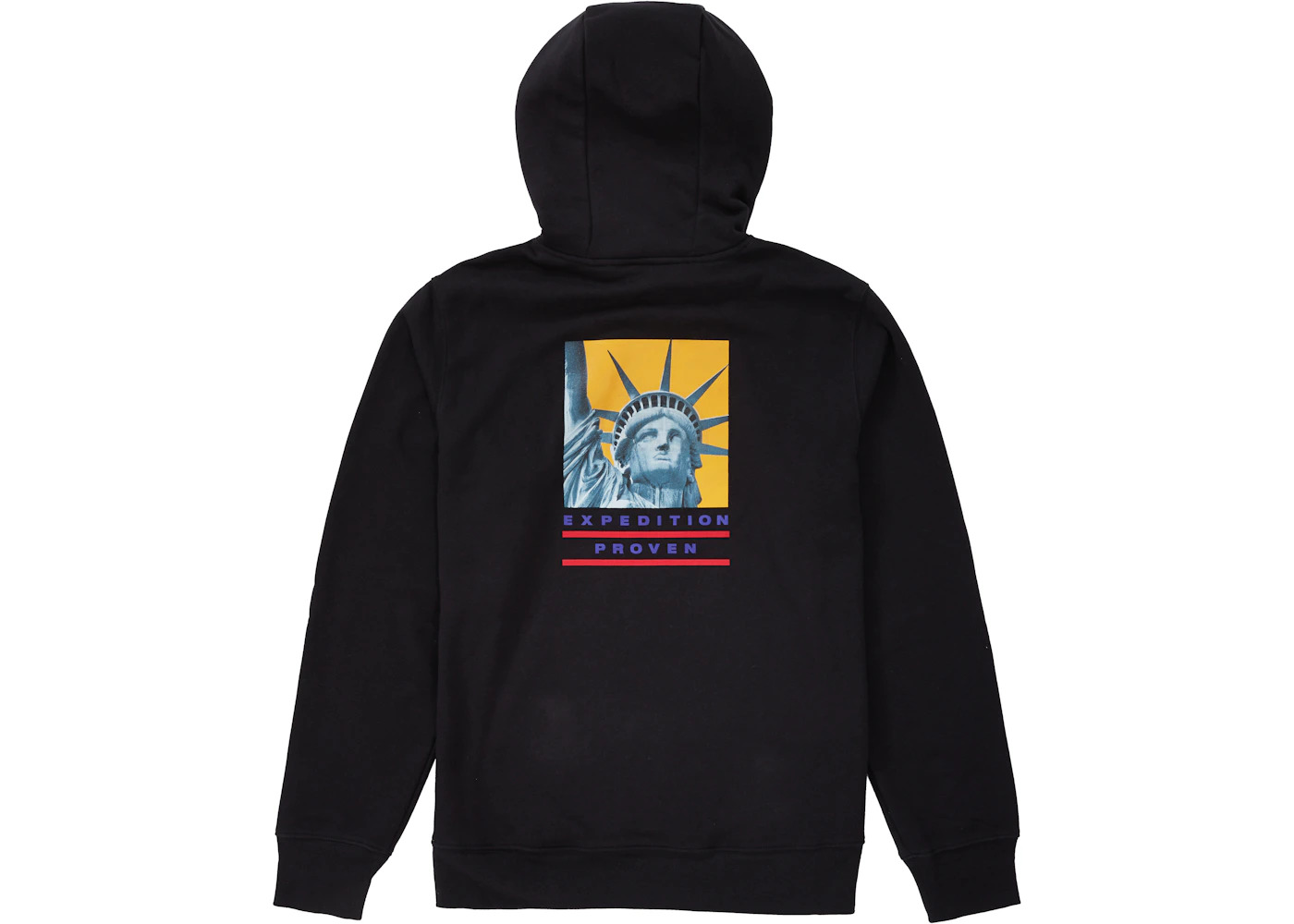 Supreme The North Face Statue of Liberty Hooded Sweatshirt Black - 2