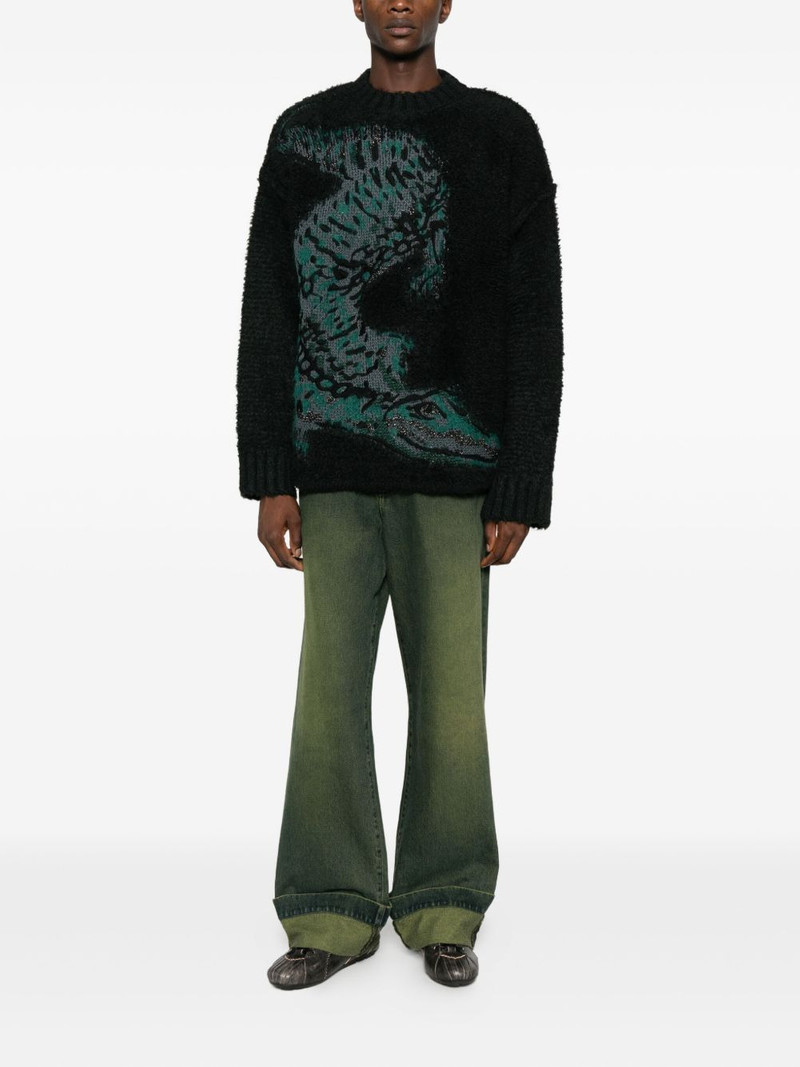 LACOSTE jacquard sweater outlook