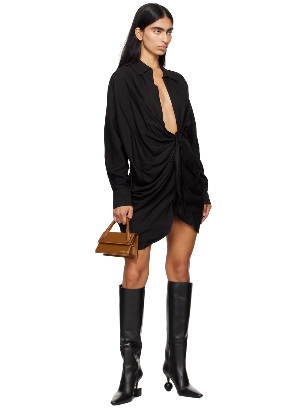 Black La Casa 'Les bottes Bisou' Tall Boots - 5