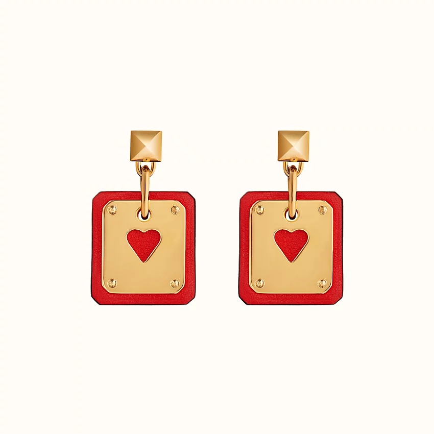 As de Coeur earrings - 1
