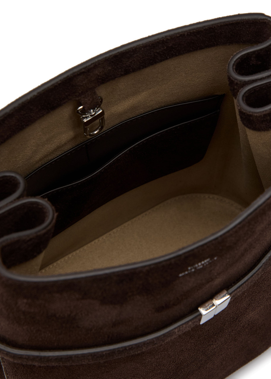 Toteme Belted Suede Bucket bag - 4