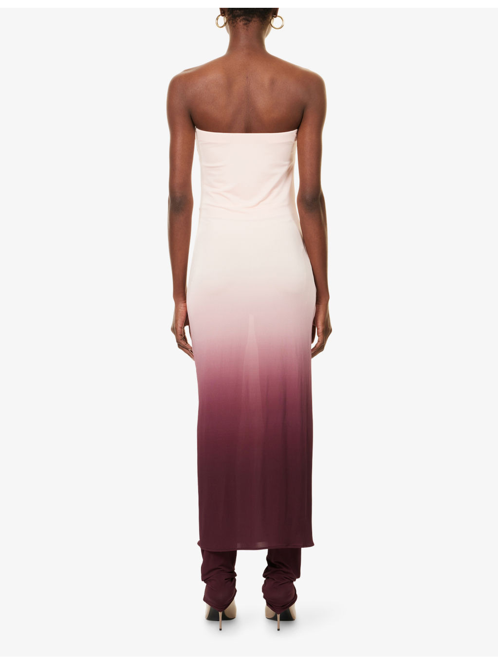 Layered Strapless Stretch-Woven Jumpsuit - 4