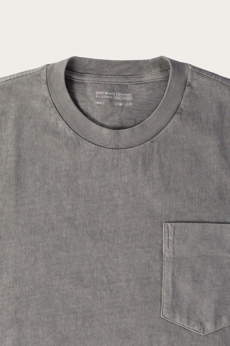 LADY WHITE CO. Municipal Pocket Tee - Pigment Chalk outlook