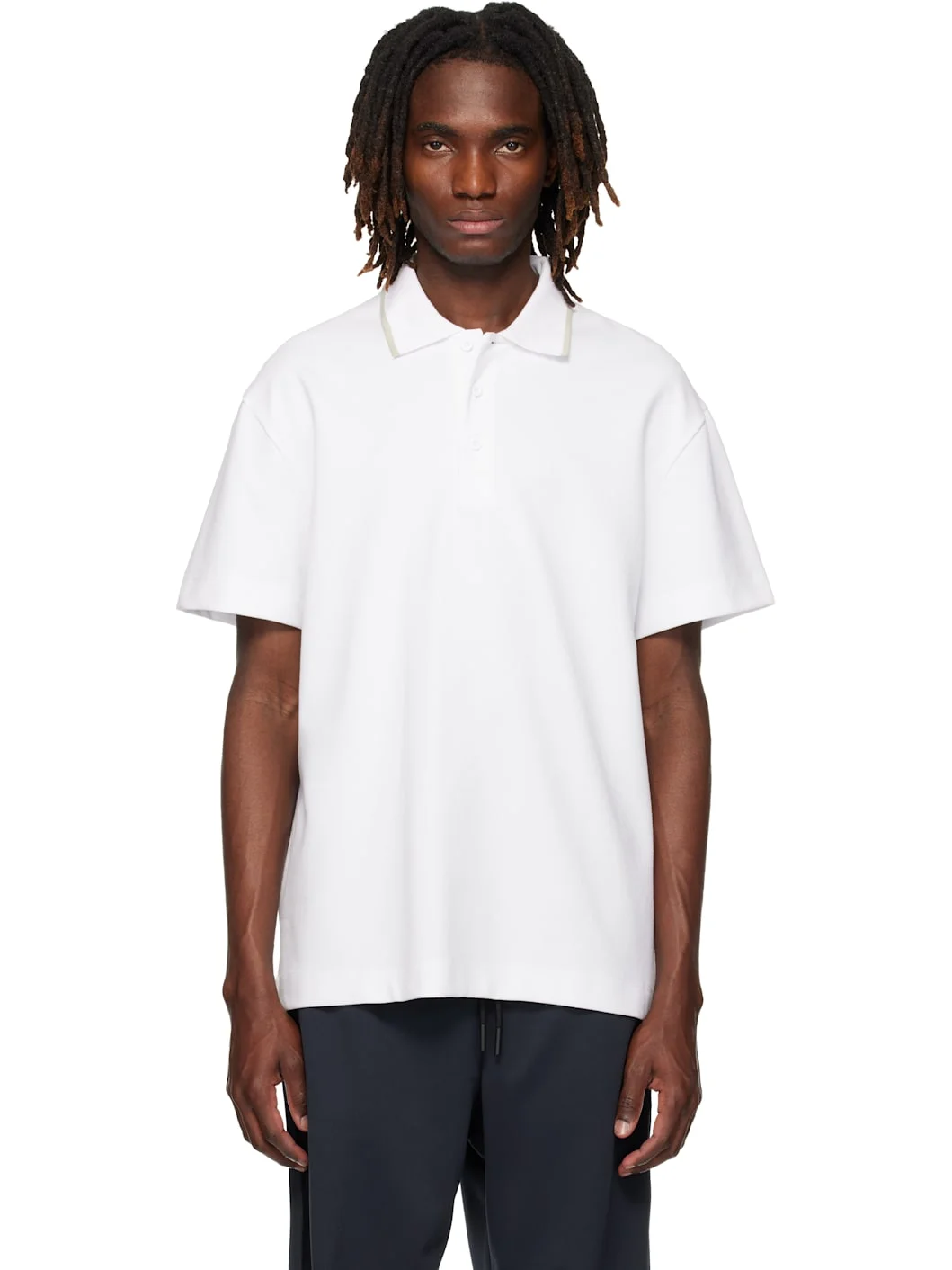 White Courtside Polo - 1