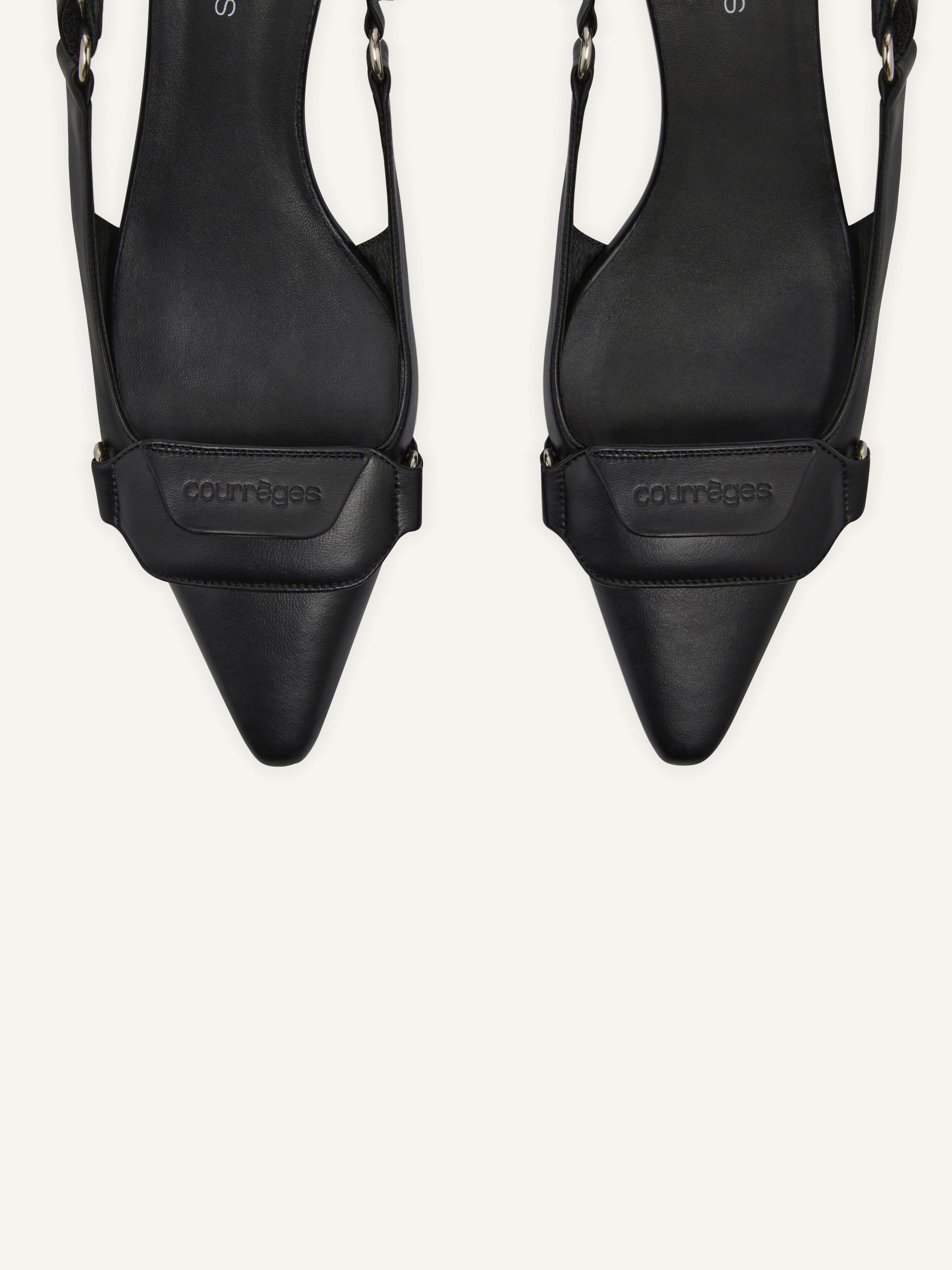 RACER LEATHER SLINGBACKS - 4