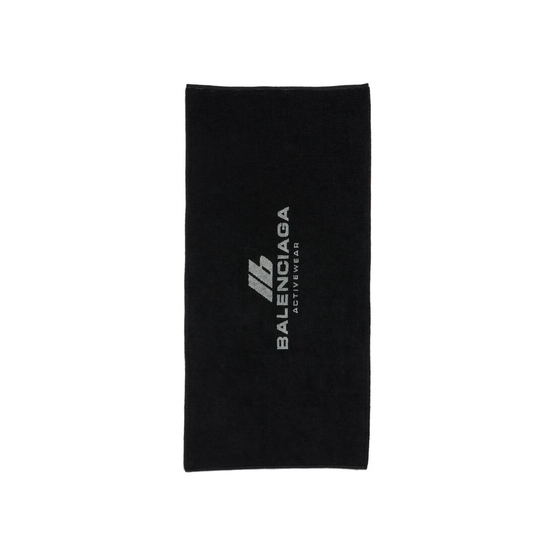 Activewear Gym Towel in Black/grey - 1