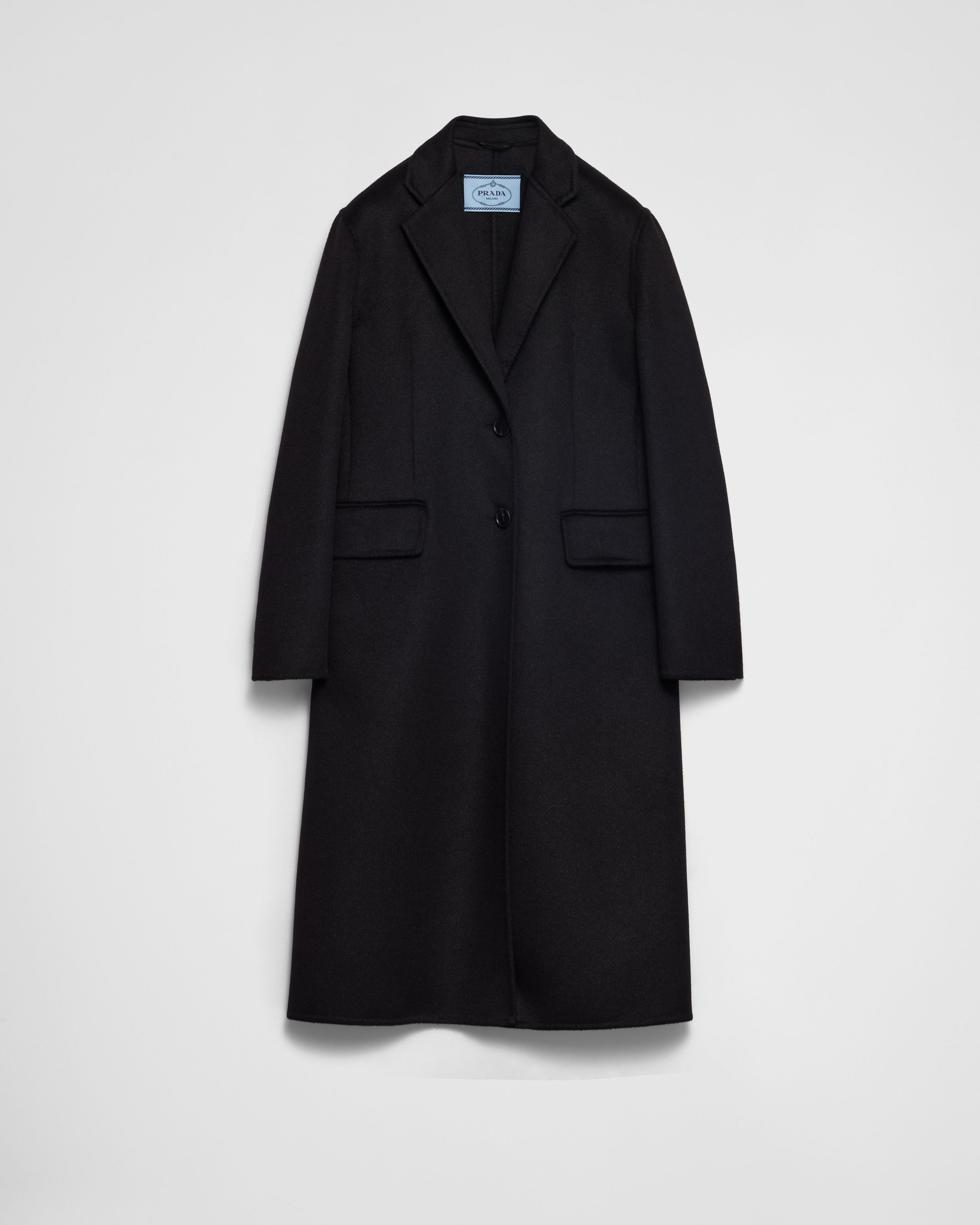 Single-breasted cashgora coat - 1