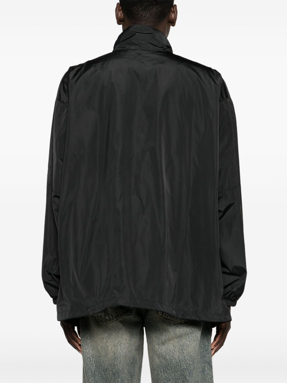 logo-print zip-up windbreaker - 5