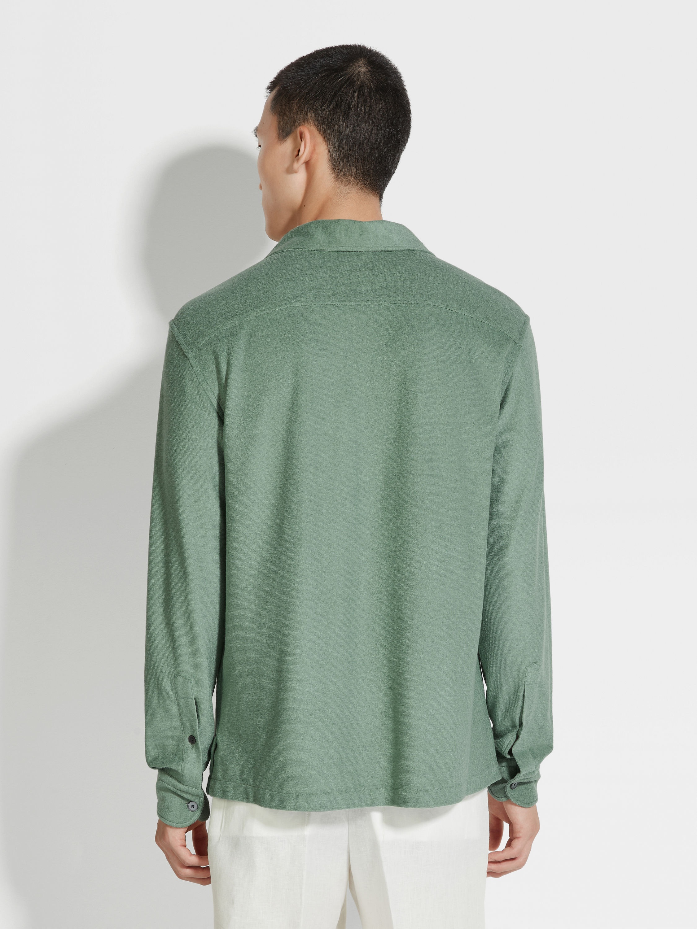 COTTON AND SILK SHIRT - 4