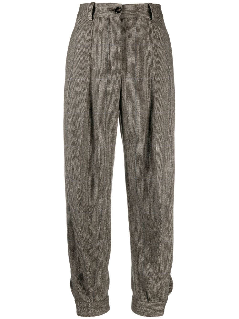 Aniston cashmere high-waisted trousers - 1