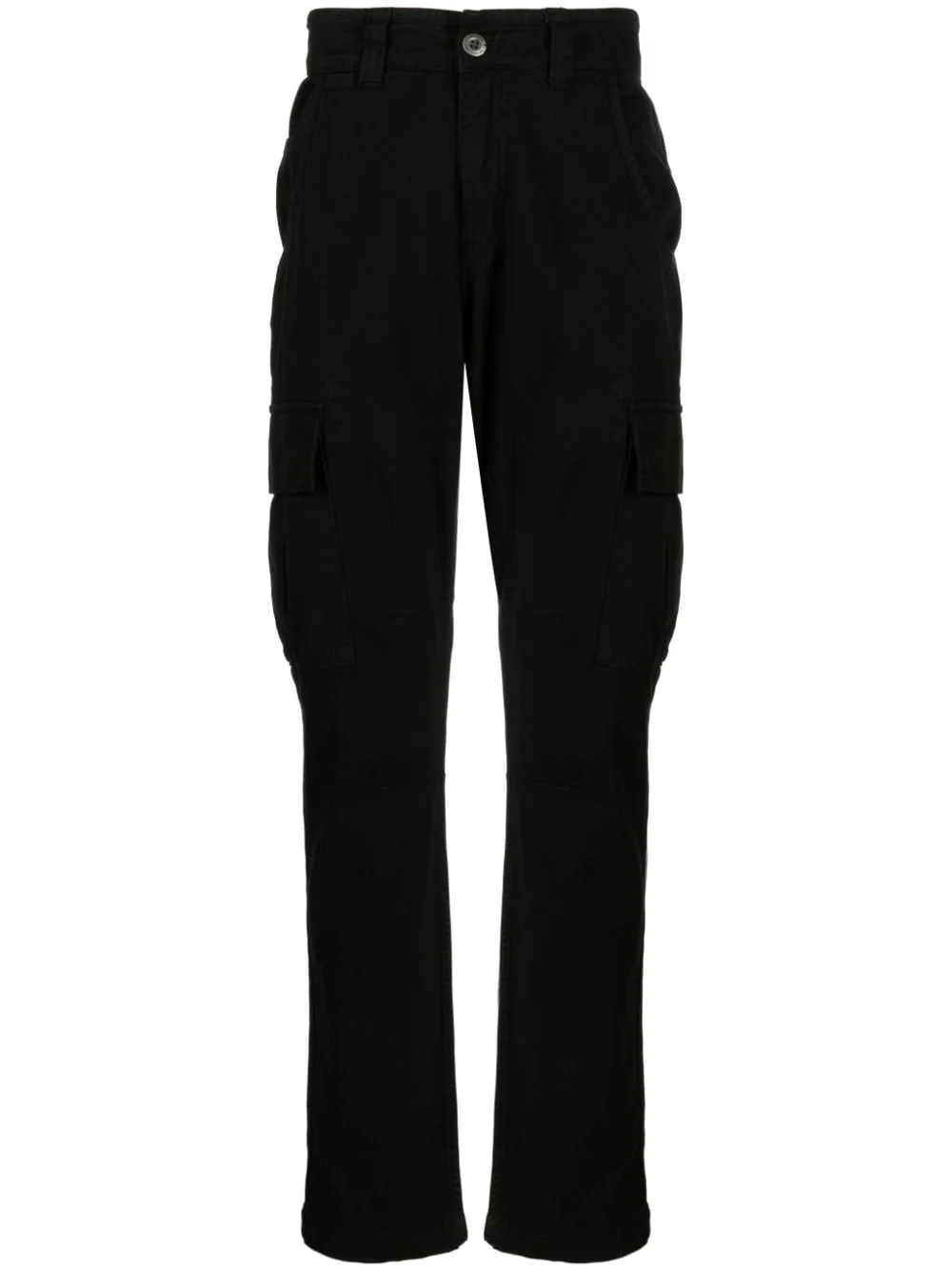 straight-leg cotton cargo trousers - 1