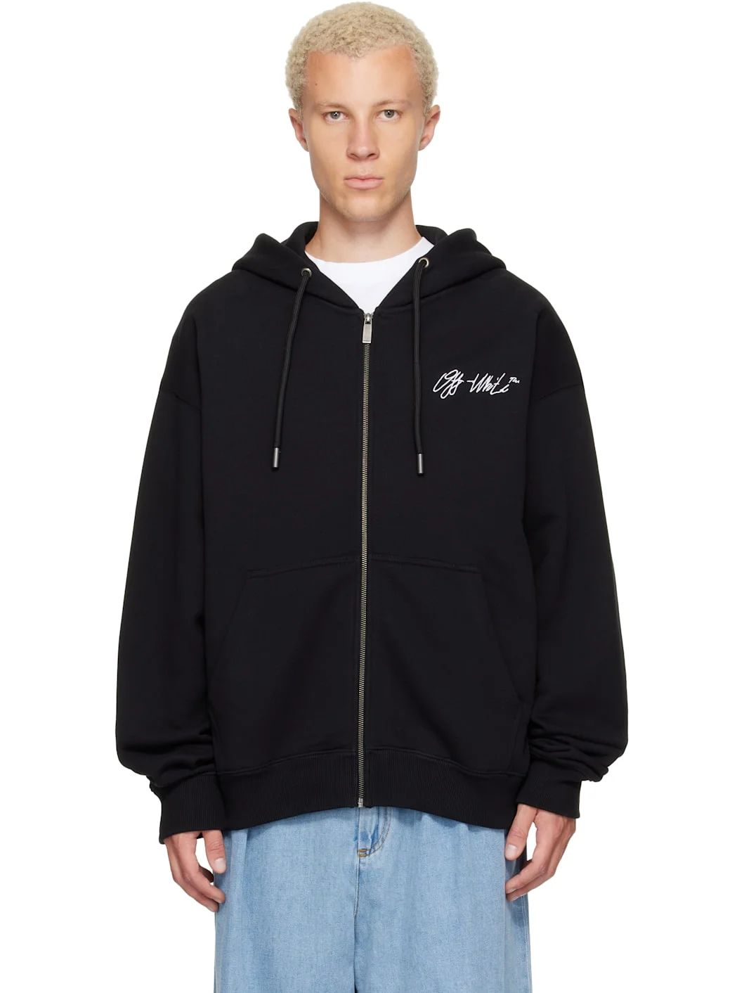 Black Mercy Scribble Skate Zip Hoodie - 1