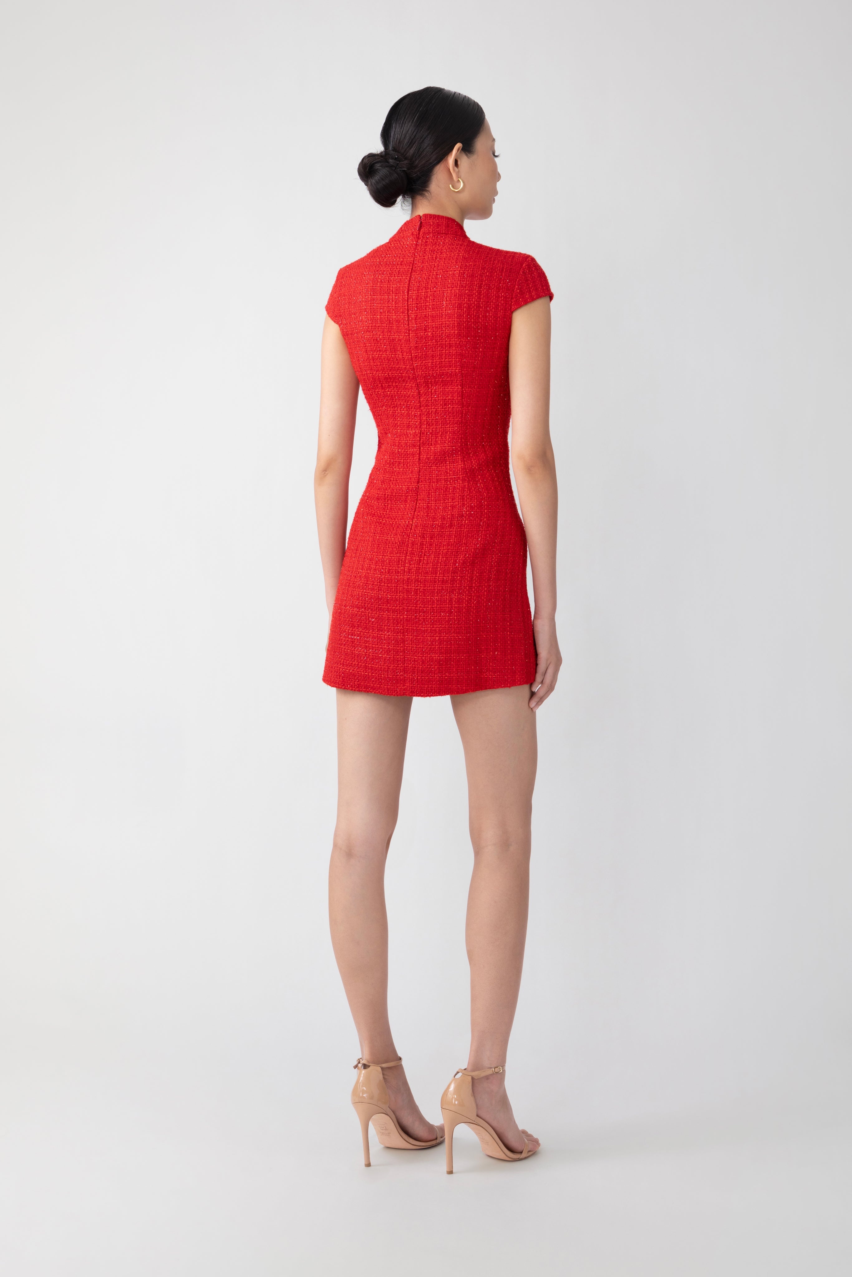 NATASHA TWEED MINI DRESS - 3