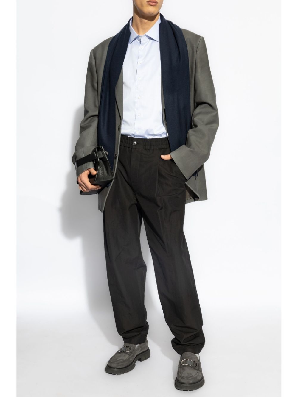 pleat-detail trousers - 2
