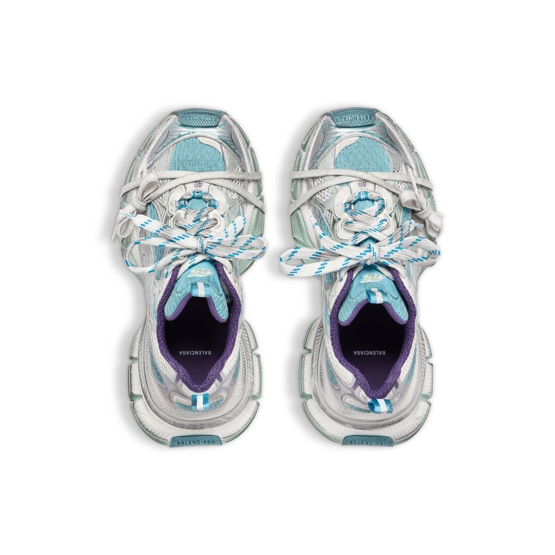 Women's 3xl Sneaker  in Light Blue/white/purple - 6