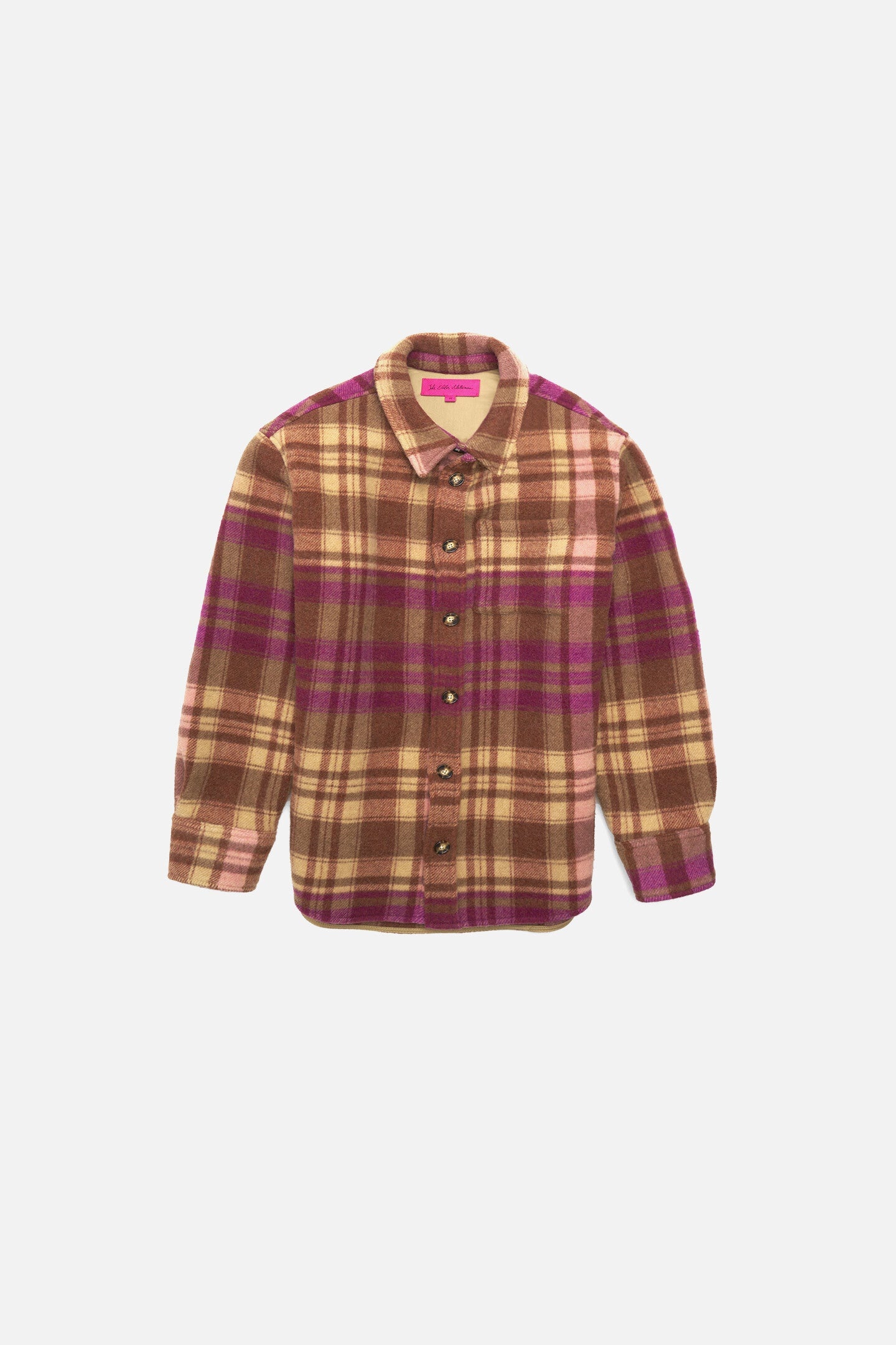 FELT CHECK OVERSHIRT - 1