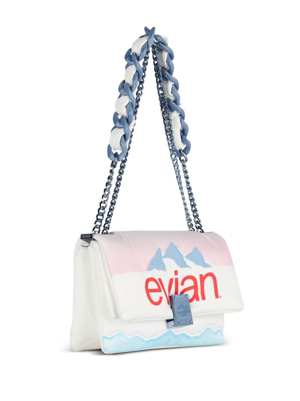 x Evian leather shoulder bag - 3