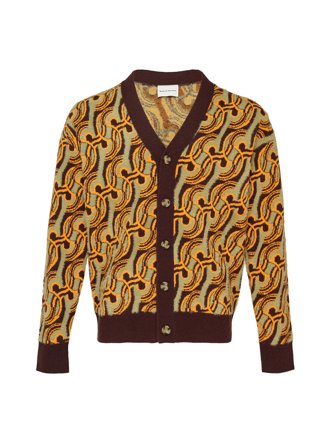 Mirror Abstrait Cardigan - 1