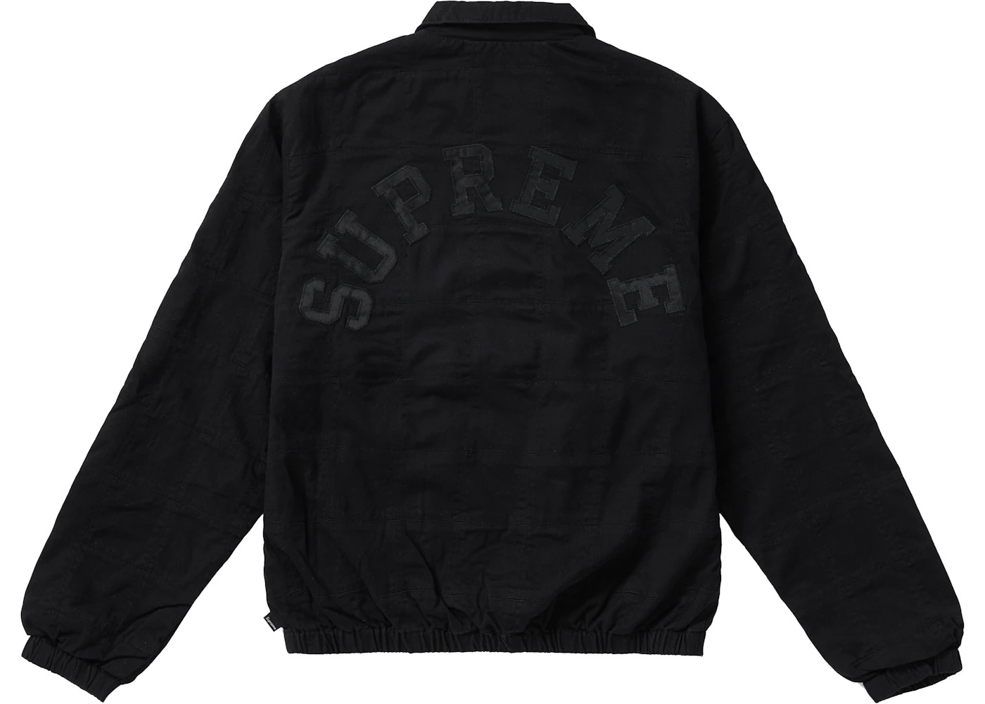Supreme Patchwork Harrington Jacket Black - 2