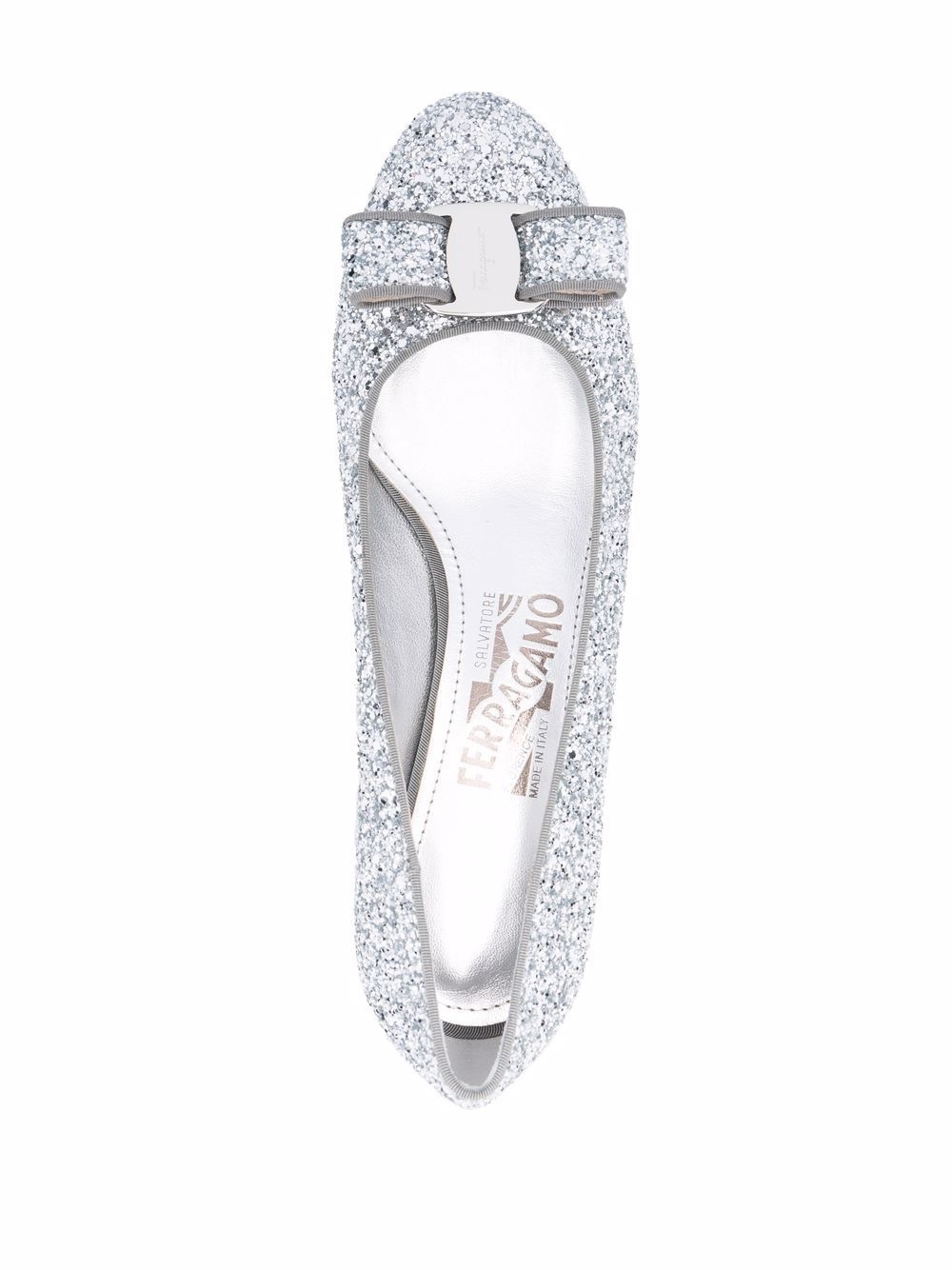 glitter-detail pumps - 4