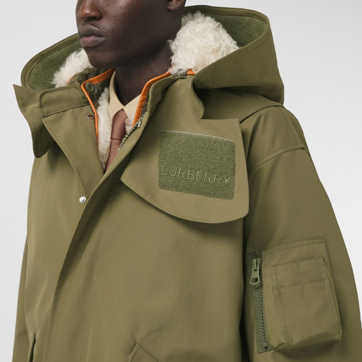 Technical Parka with Detachable Shearling Warmer - 5