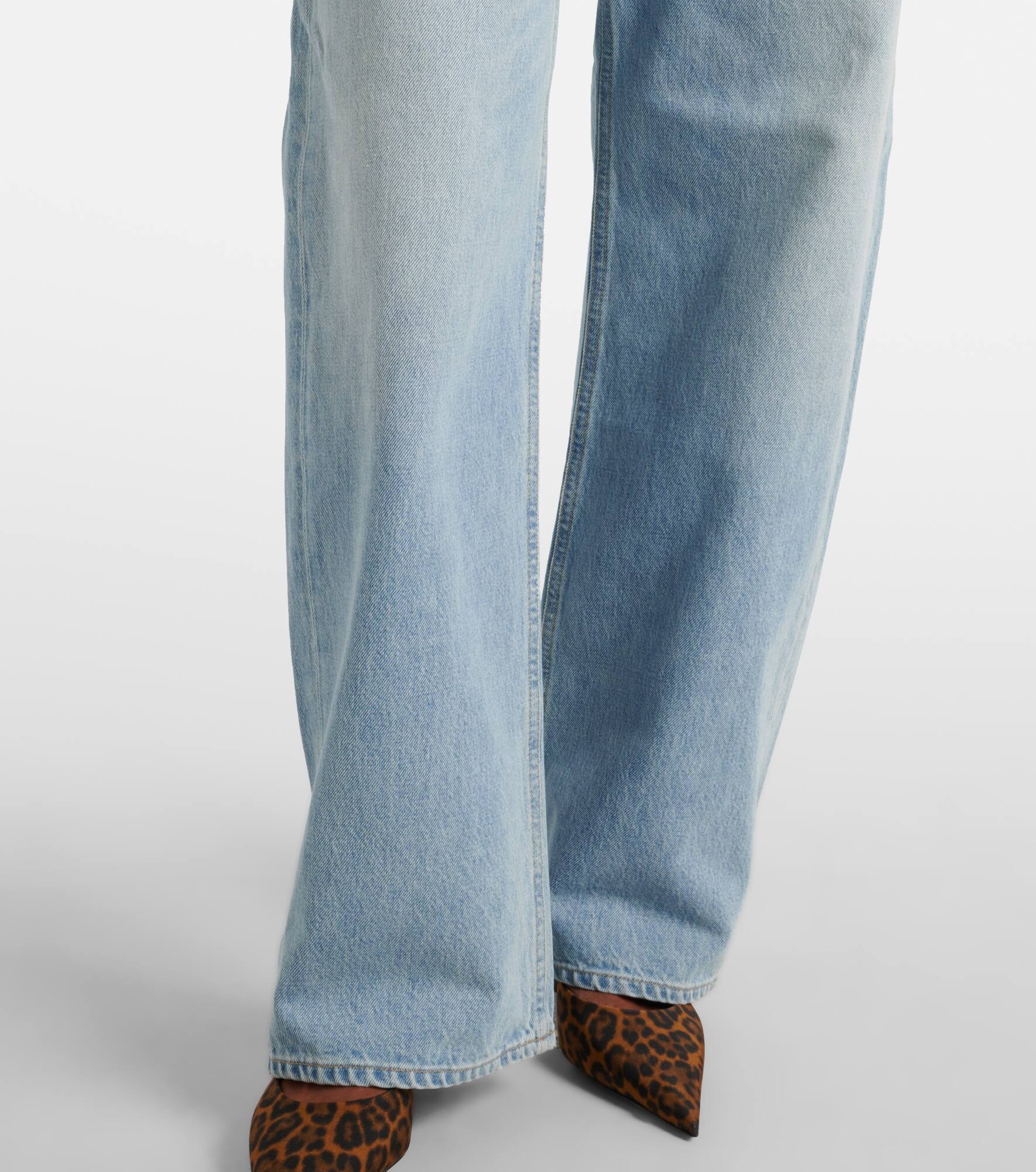 Gwendoline Scrunch high-rise wide-leg jeans - 5