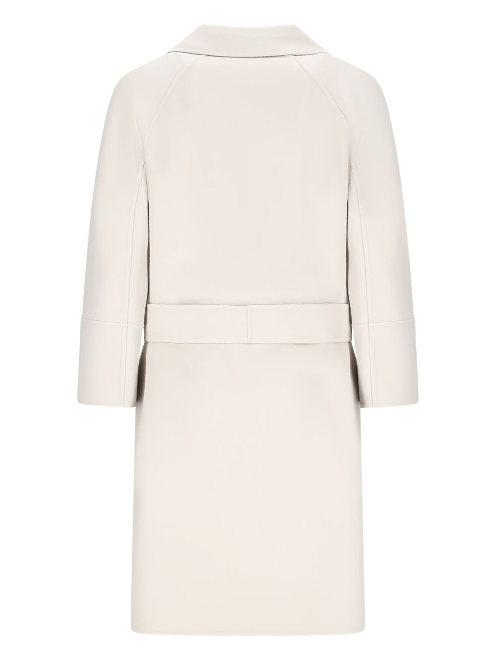 belted lapel coat - 2