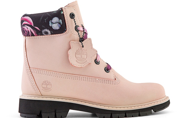 (WMNS) Timberland Lucia Way 6 Inch Charm Waterproof Boot 'Light Pink Nubuck' A2HXBW - 2