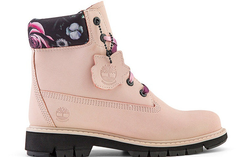 Timberland (WMNS) Timberland Lucia Way 6 Inch Charm Waterproof Boot 'Light Pink Nubuck' A2HXBW outlook