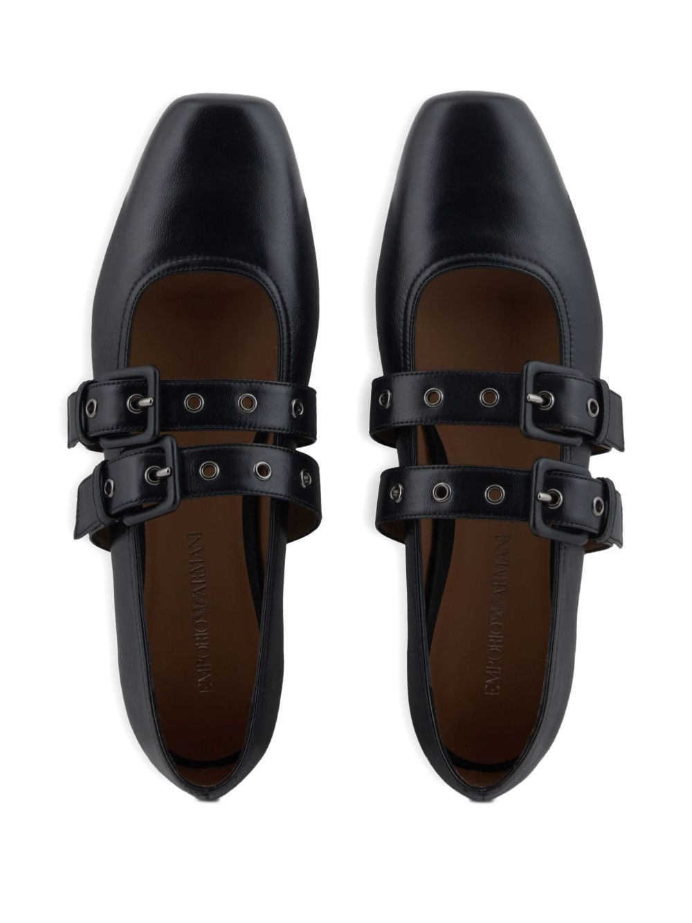 buckle-strap ballet flats - 4