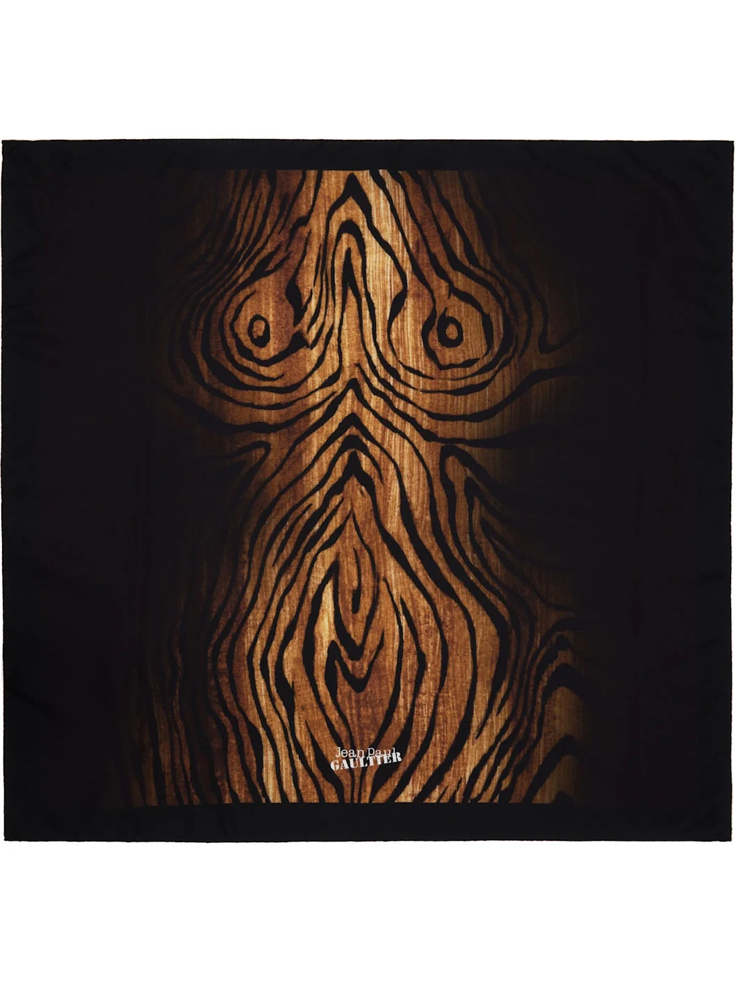 Black & Brown 'The Wood' Scarf - 1