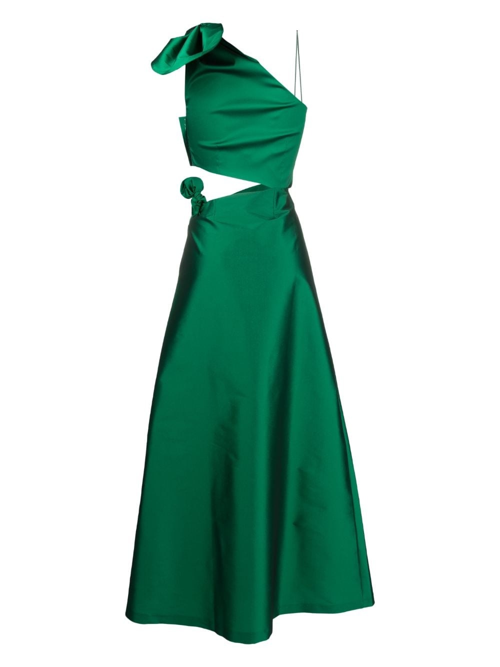 Carlotta satin midi dress - 2