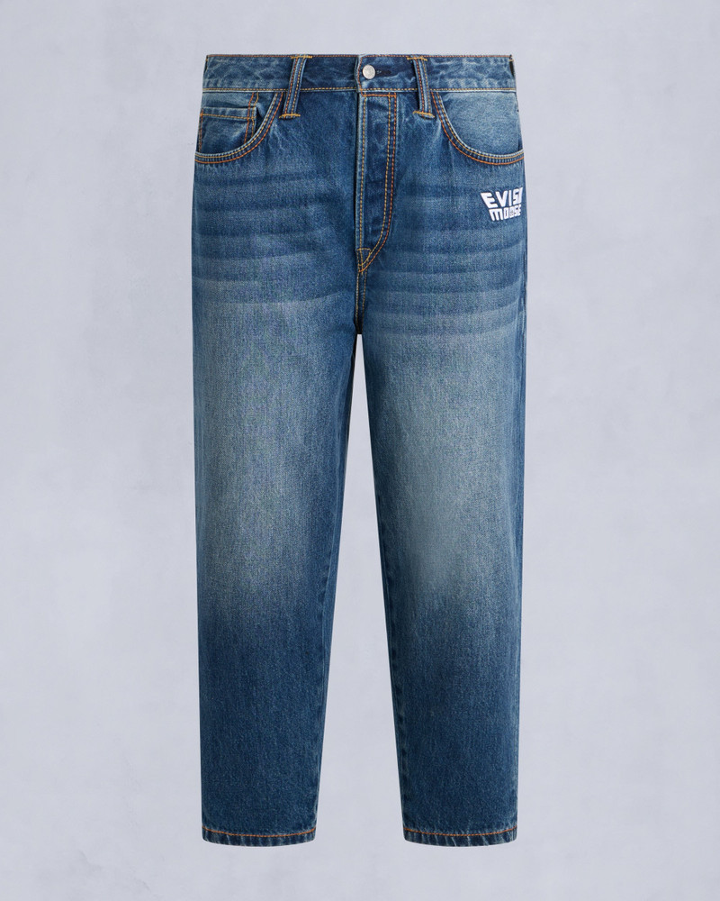 EVISU X MOOSE STRAIGHT LEG JEANS 1