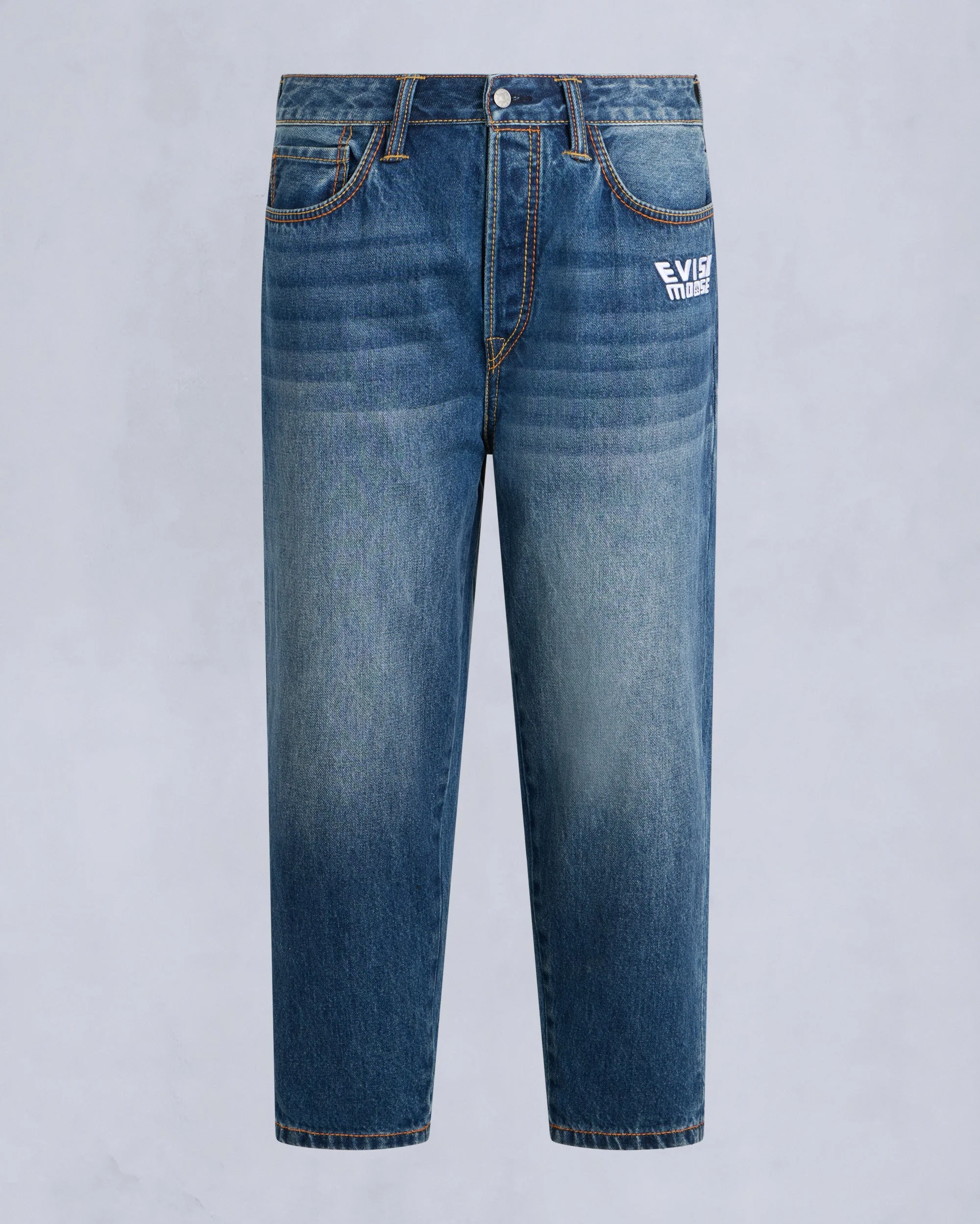 EVISU X MOOSE STRAIGHT LEG JEANS - 1