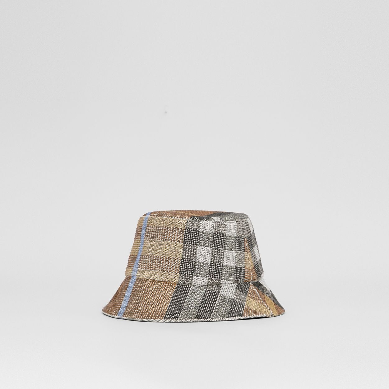 Crystal-embellished Check Bucket Hat - 2