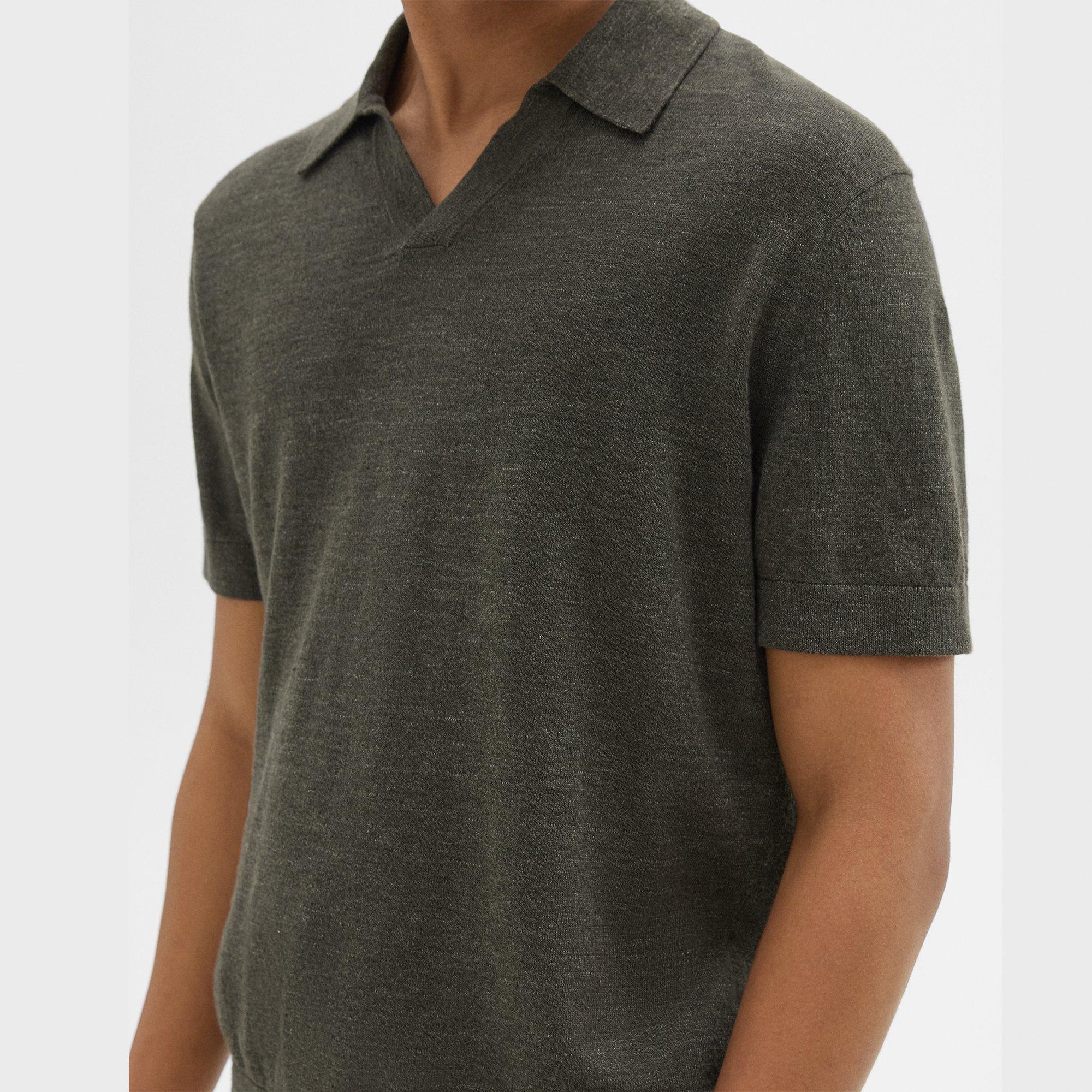 Brenan Polo Shirt in Cotton-Linen - 5