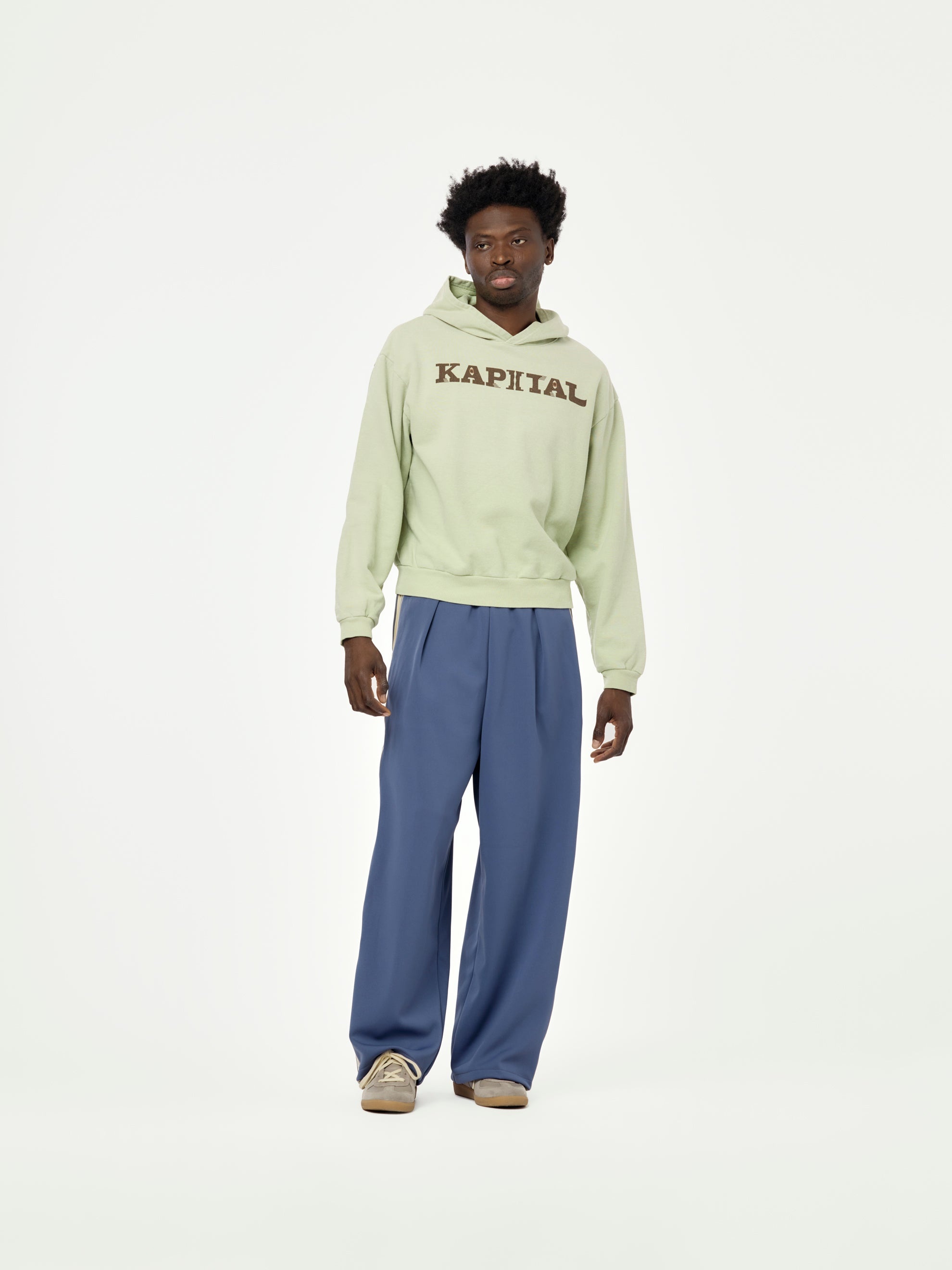 SWT KNIT HOODIE (SPEAKEASY KAPITAL) (MINT) - 4