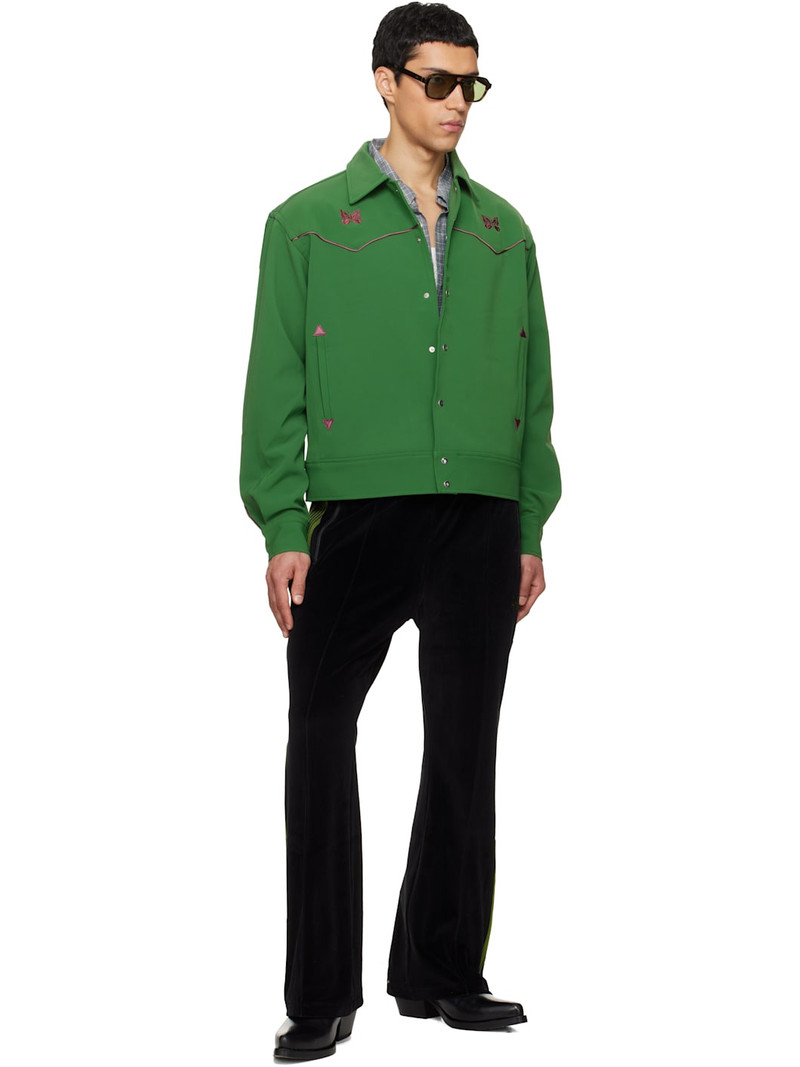 NEEDLES Black Boot-Cut Track Pants outlook