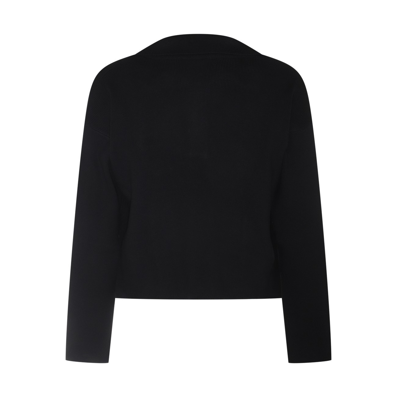 black cotton sweatshirt - 2