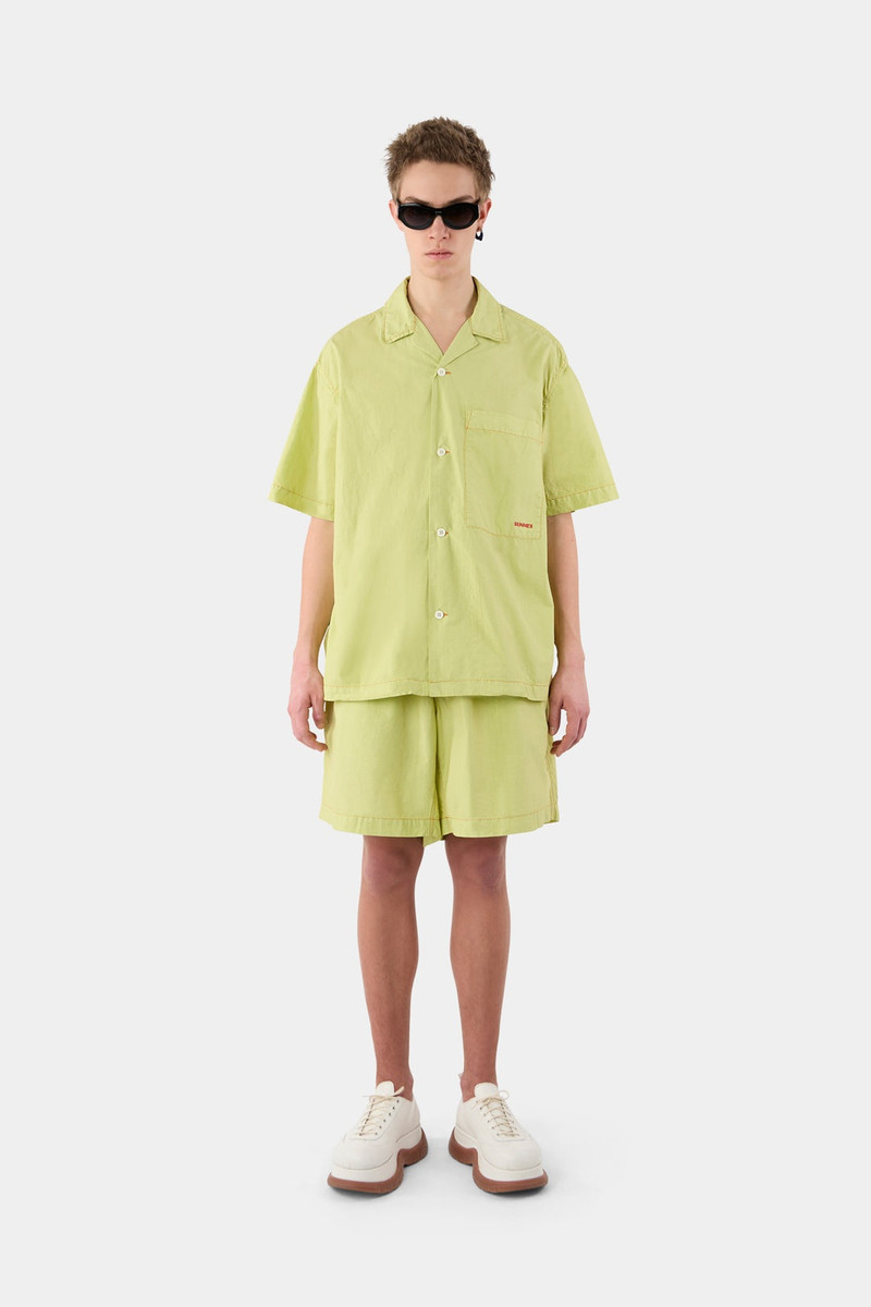 SUNNEI ELASTIC SHORTS / apple green outlook