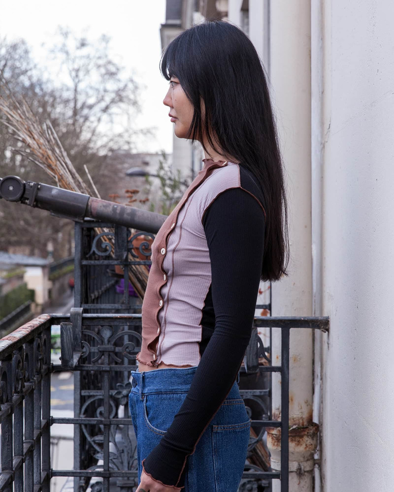 BASERANGE Ponere Cardigan
                  - Fine Cotton Rib outlook