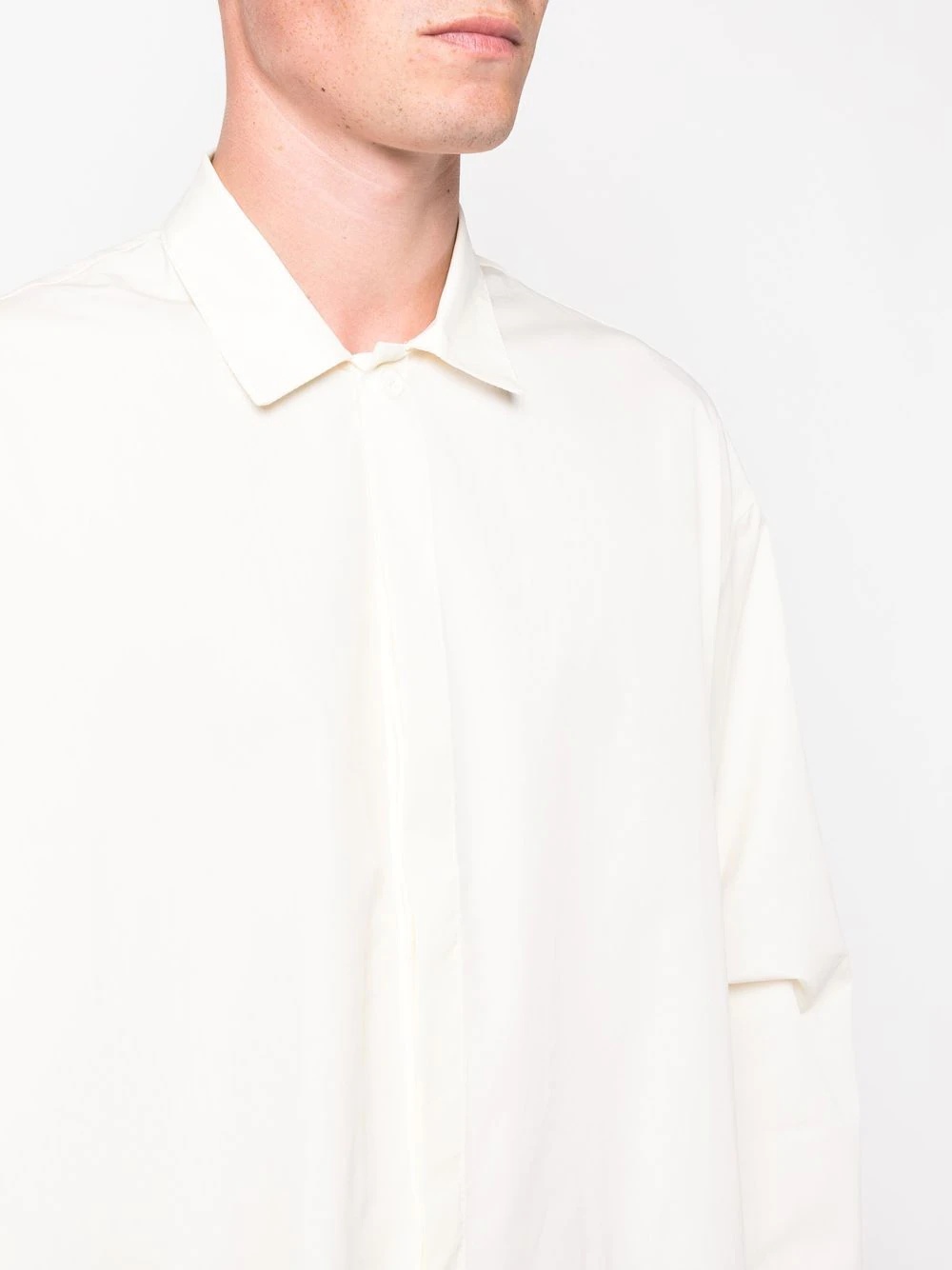 long-sleeve box-cut shirt - 5