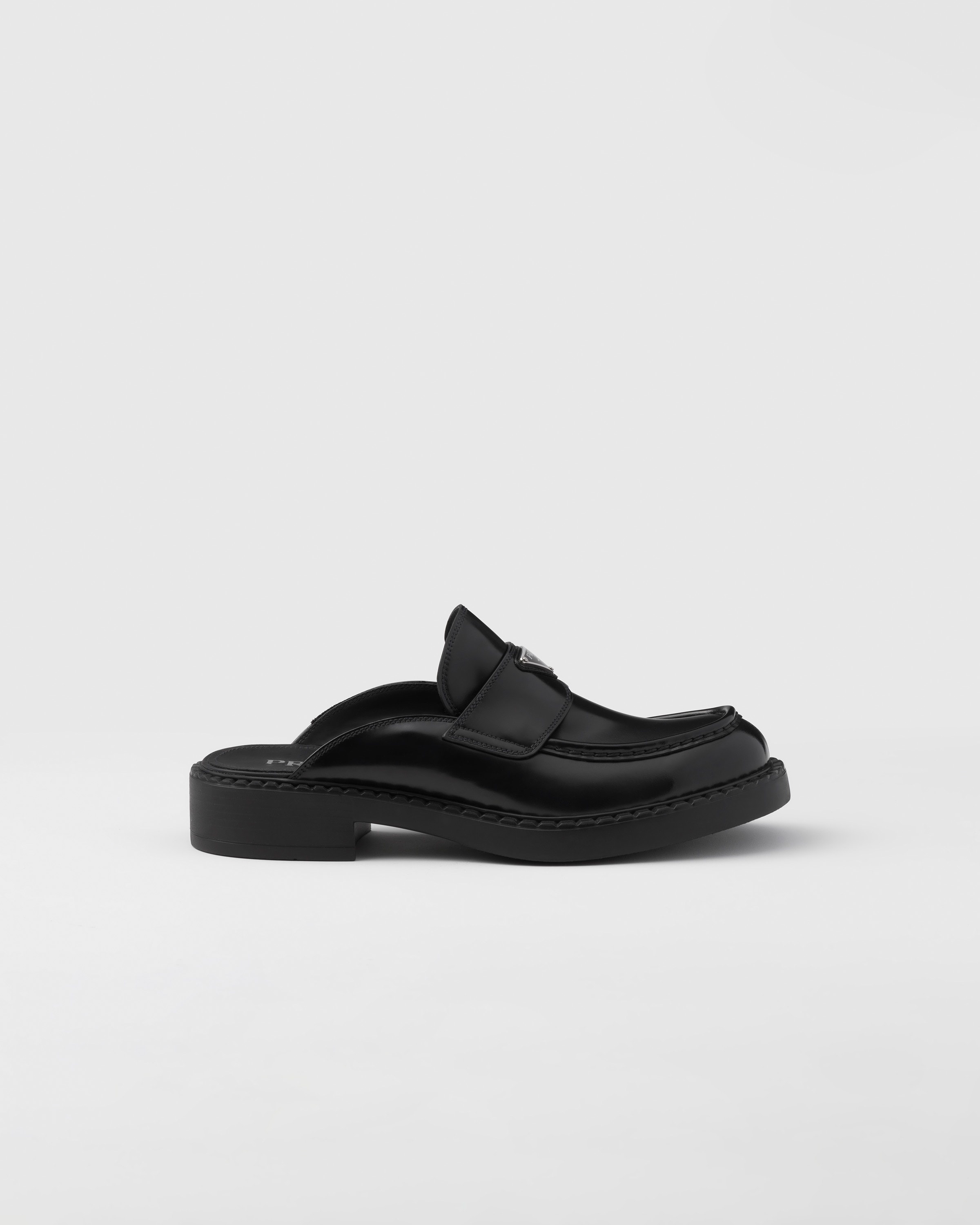Brushed leather sabots - 2