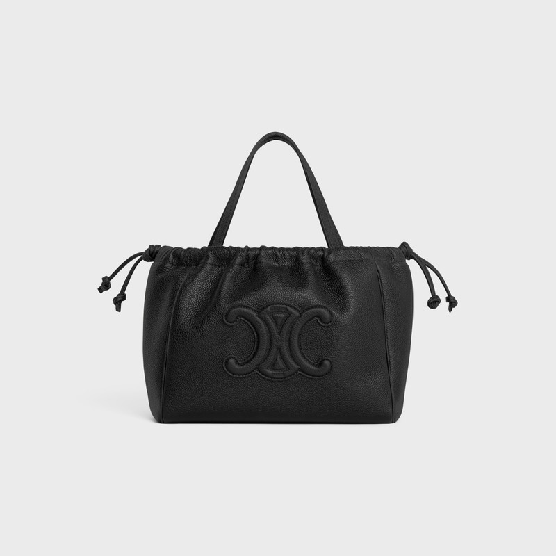 SMALL CABAS DRAWSTRING CUIR TRIOMPHE in Grained calfskin 1