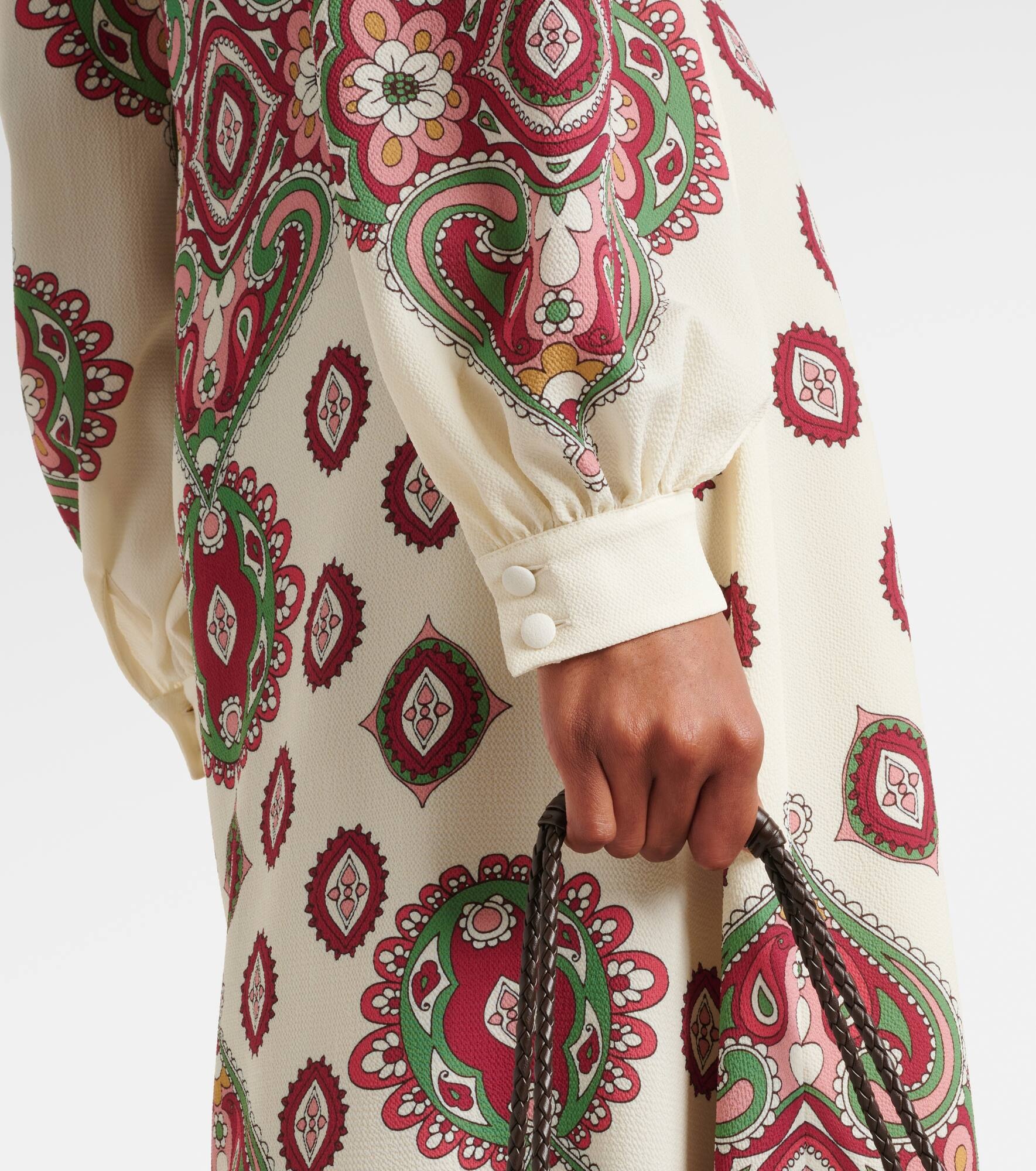 Paisley midi dress - 5