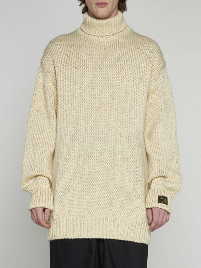 Raf Simons Wool and mohair-blend turtleneck outlook