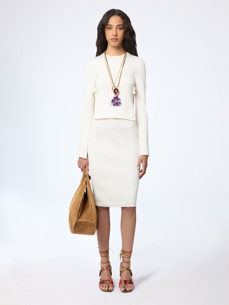 Midi Knit Skirt 1
