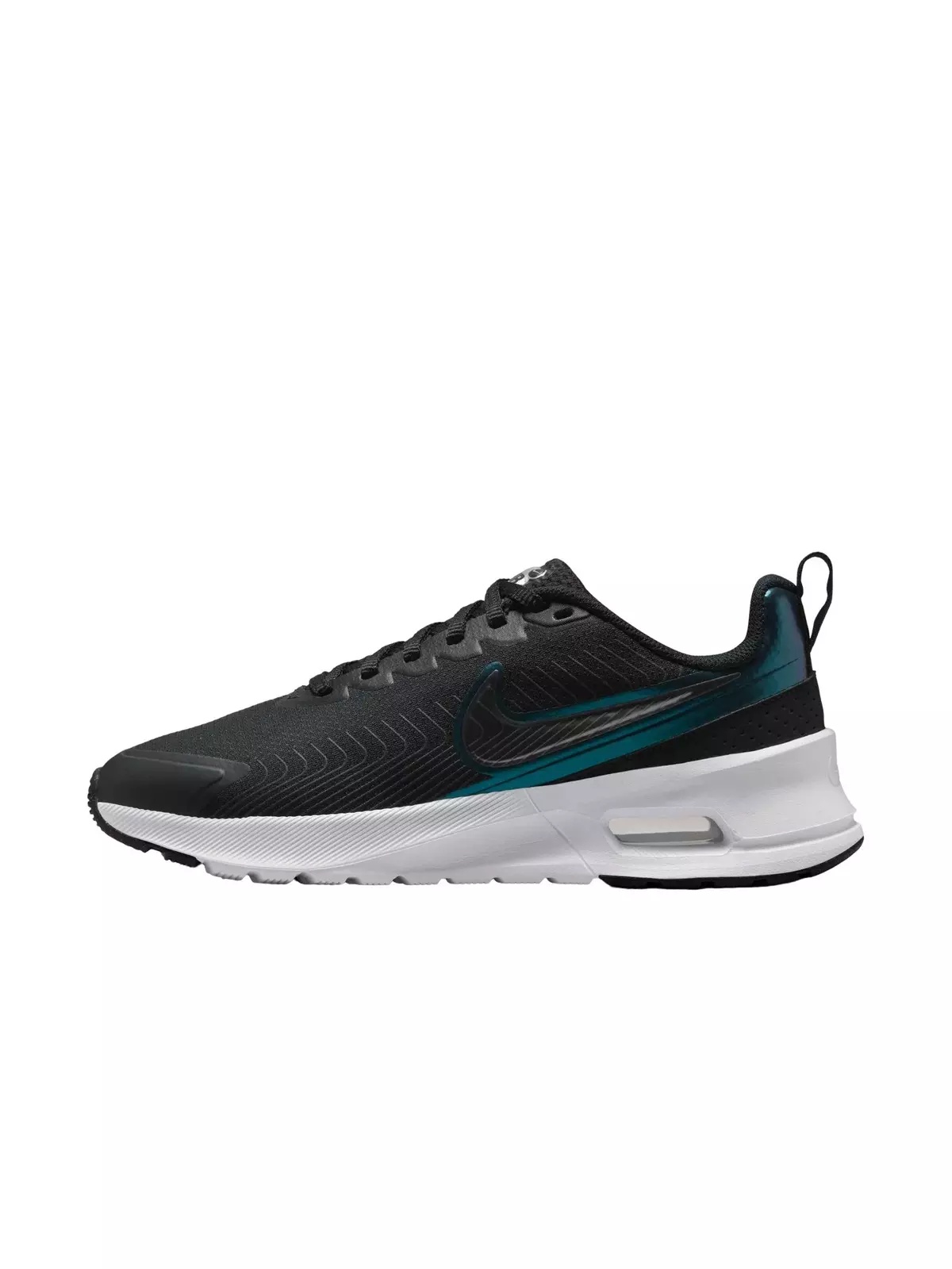 Air Max Nuaxis "Black/White/Metallic Silver/Metallic Dark Grey" Women's Shoe - 2