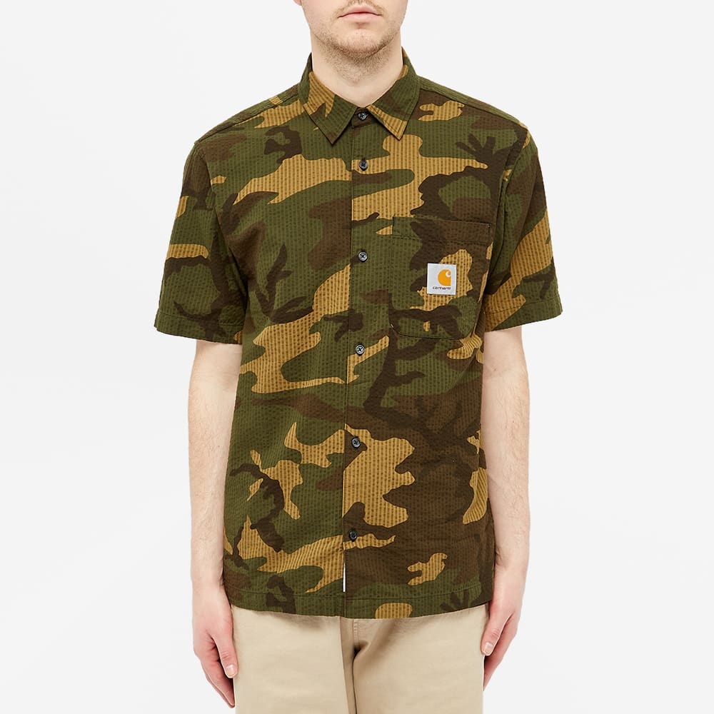 Carhartt WIP Short Sleeve Southfield Seersucker Shirt - 3