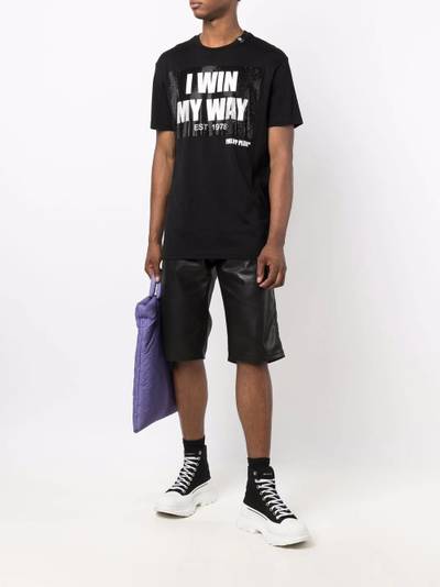 PHILIPP PLEIN I Win My Way cotton T-shirt outlook